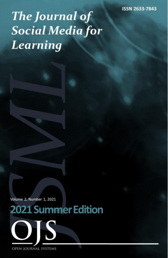 					View Vol. 2 No. 1 (2021): The Journal of Social Media for Learning
				