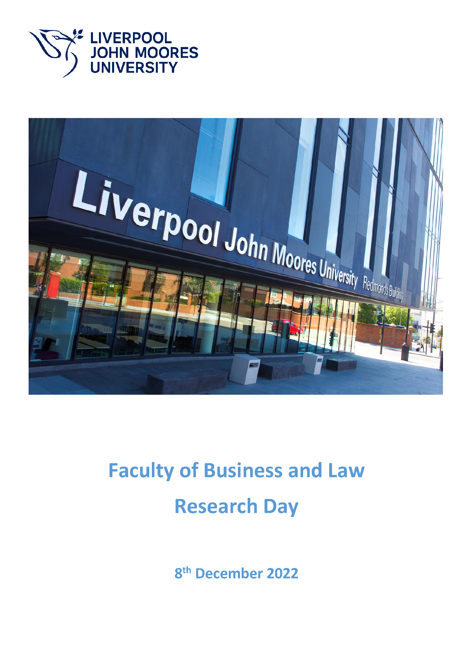 					View 2022: Faculty of Business and Law Research Day 8th December
				