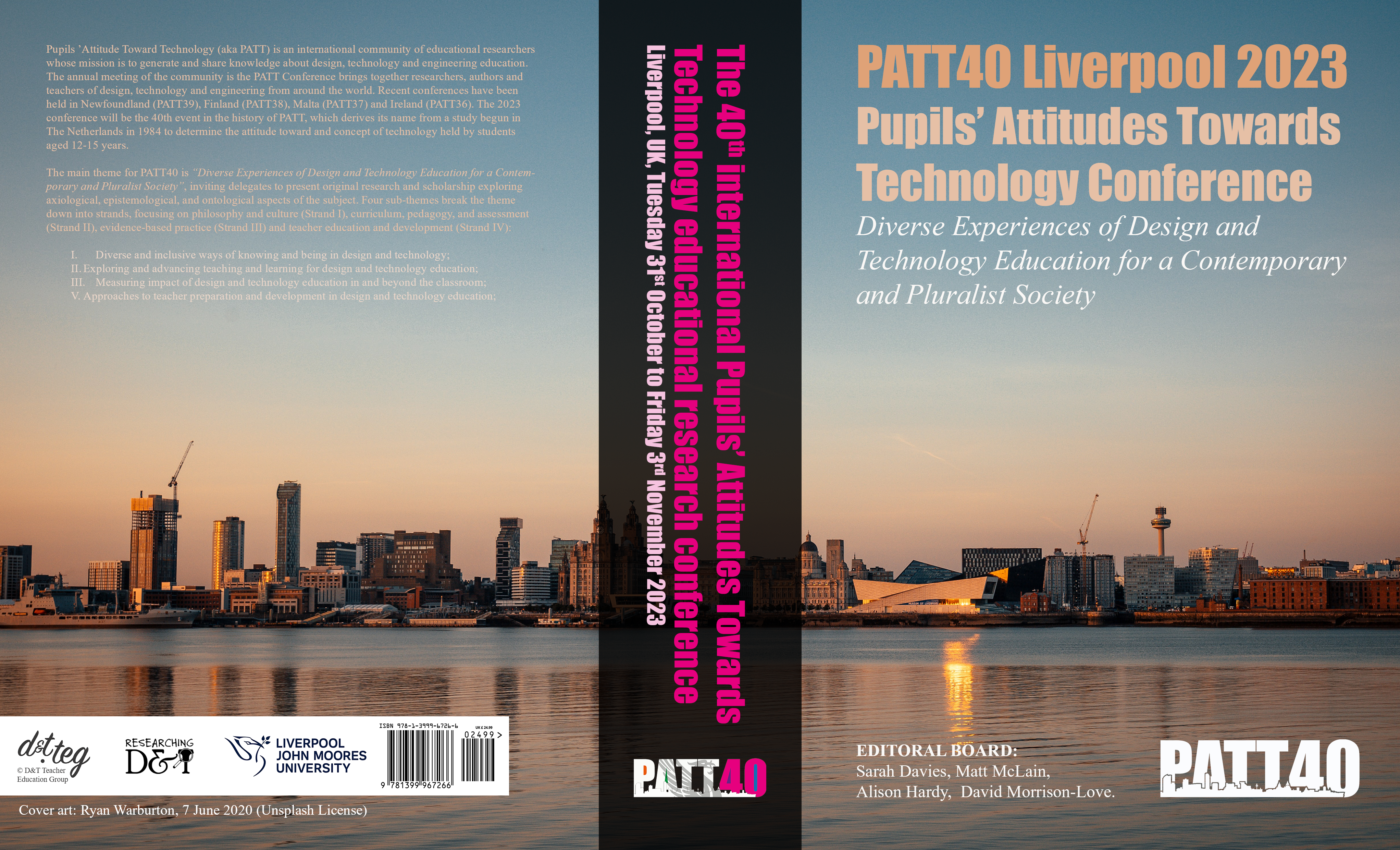 PATT40 Liverpool 2023 Proceedings Cover