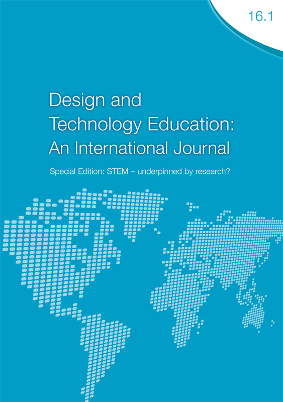 					View Vol. 16 No. 1 (2011): Design and Technology Education: An International Journal
				