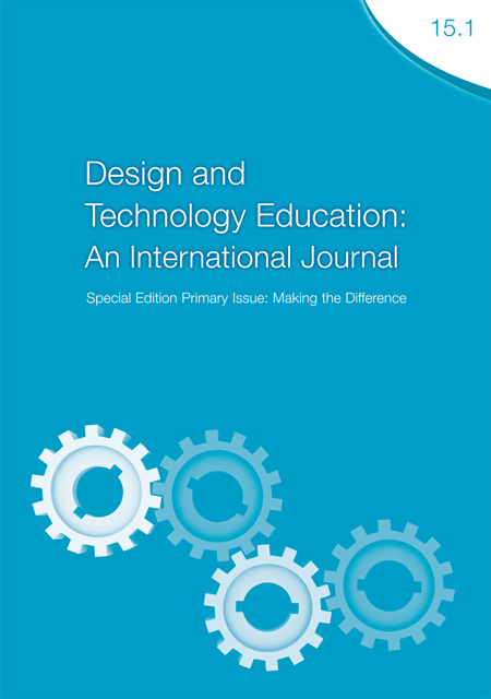 					View Vol. 15 No. 1 (2010): Design and Technology Education: An International Journal
				