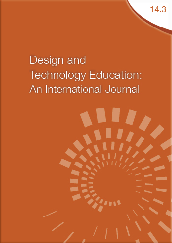 					View Vol. 14 No. 3 (2009): Design and Technology Education: An International Journal
				